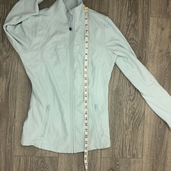 Lululemon Define Jacket Luon Powder Blue 8 Fitted Full Zip Yoga Athletic 2022 - Picture 12 of 14
